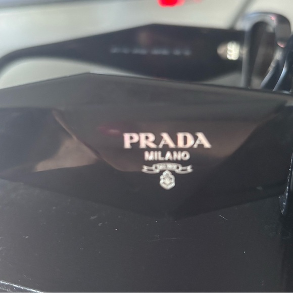 Prada Glossy Black Sunglasses - Picture 1 of 6